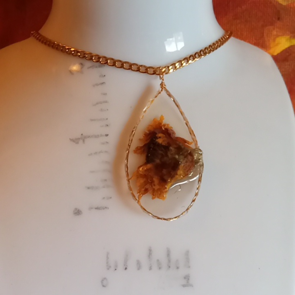 Fall necklace, amulet